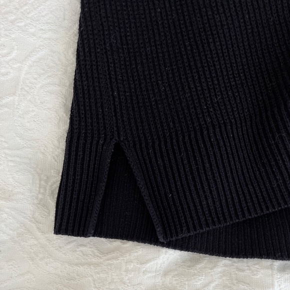 Vince navy blue shawl collar cotton cardigan - Picture 7 of 8